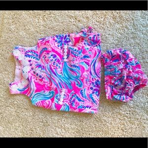 Baby girl Lilly Pulitzer dress 3-6 months